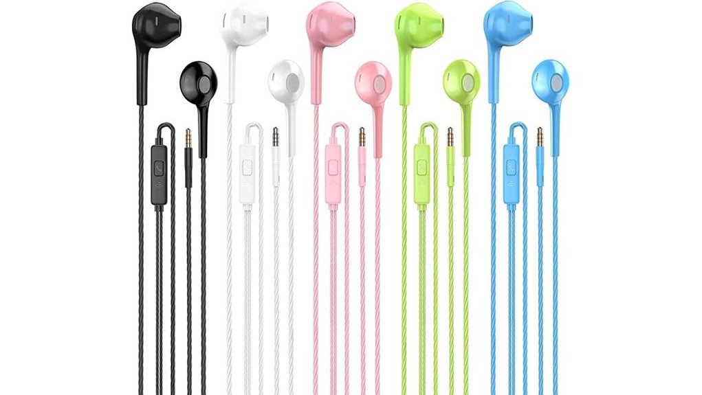Noise-Isolating Wired Earbuds Your Plane Backup Must-Have 1 five mic noise canceling wired earbuds