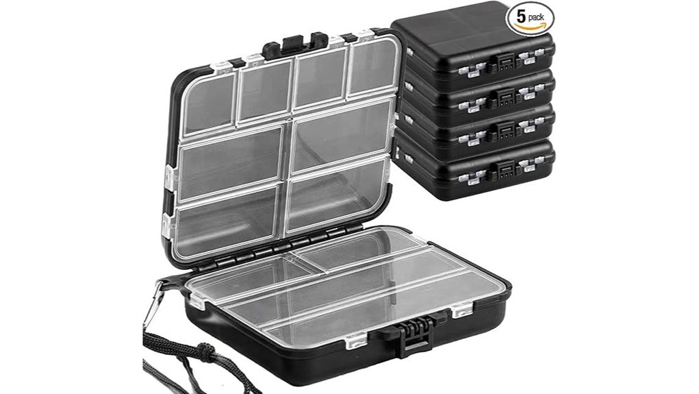 five pack mini plastic tackle