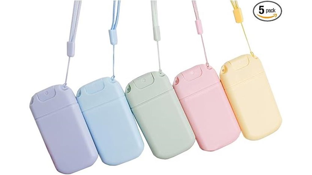 Must-Have Refillable Sanitizer Spray Bottles for On-the-Go 8 five pack slim hand sanitizer