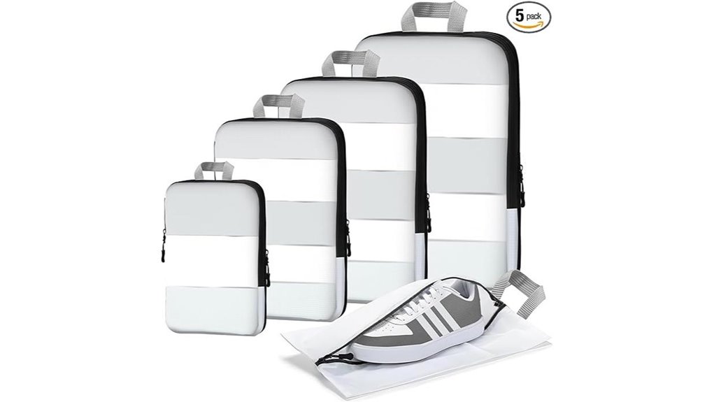Best Compression Packing Cubes for Small Carry‑Ons 10 five piece compression packing cubes
