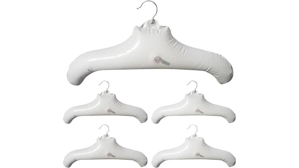 five piece inflatable foldable rack