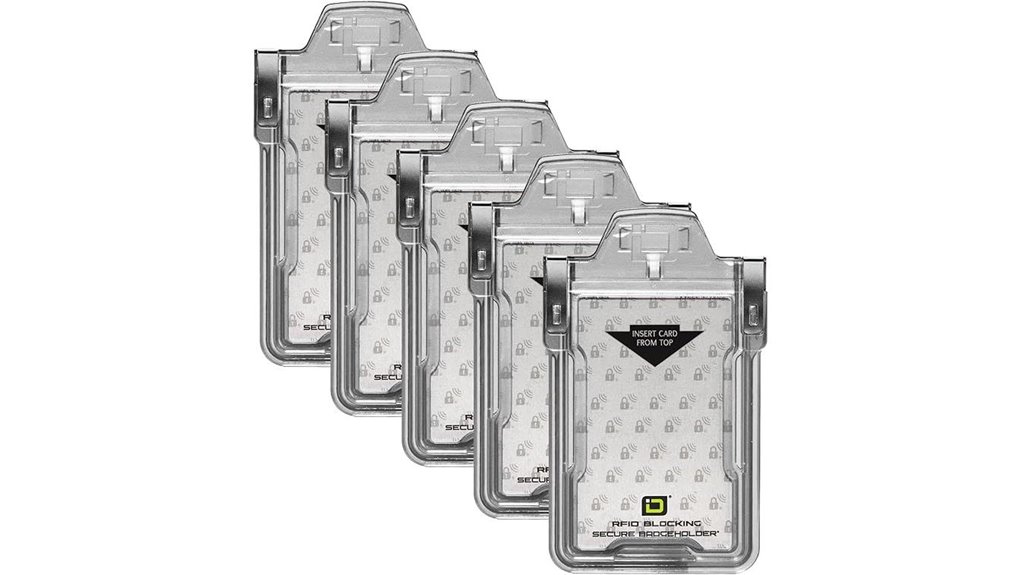 Best Card Holders for Tap-and-Go Transit Cards 3 five rfid badge holders