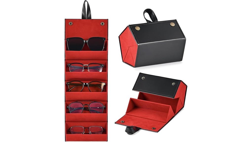 five slot mirror organizer