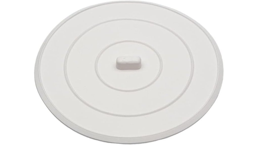 flat rubber drain stopper