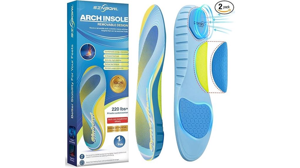 Best Insoles for Travel That Ease Heel Pain and Support Arch 13 flatfoot heavyweight plantar insoles