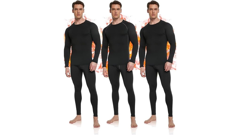 fleece lined thermal long johns