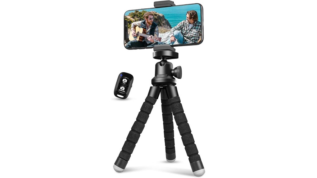 Top Phone Tripods for Travel (Tabletop Stable) Worth Trying 3 flexible tripod remote clip