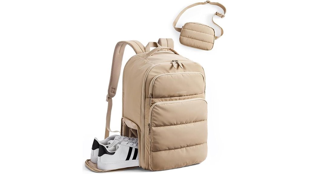 flight approved 35l water resistant backpack