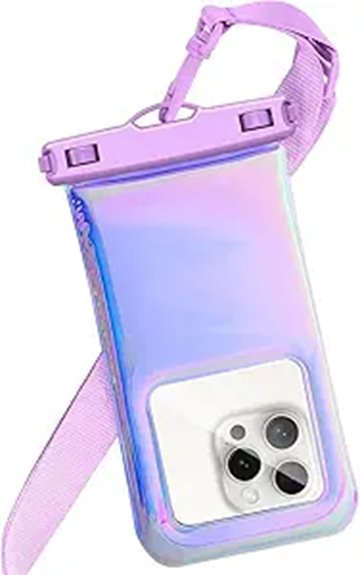 Waterproof Phone Pouches (Touchscreen Works) Keep Device Safe 7 floatable iphone ip68 case