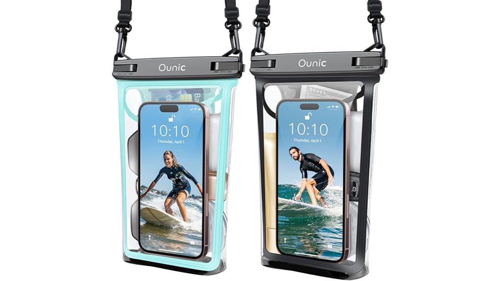Best Waterproof Phone Pouches (Floating) That Stay Dry 5 floating ipx8 adjustable pouch