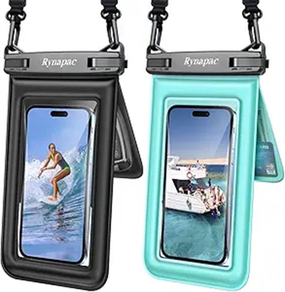 Best Waterproof Phone Pouches (Floating) That Stay Dry 4 floating waterproof lanyard pouches