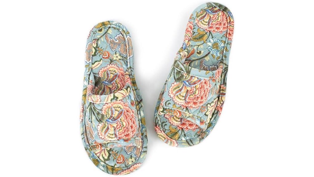 Travel Slippers for Hotels: Hard‑Sole vs Soft Choices 10 floral velvet open toe slippers