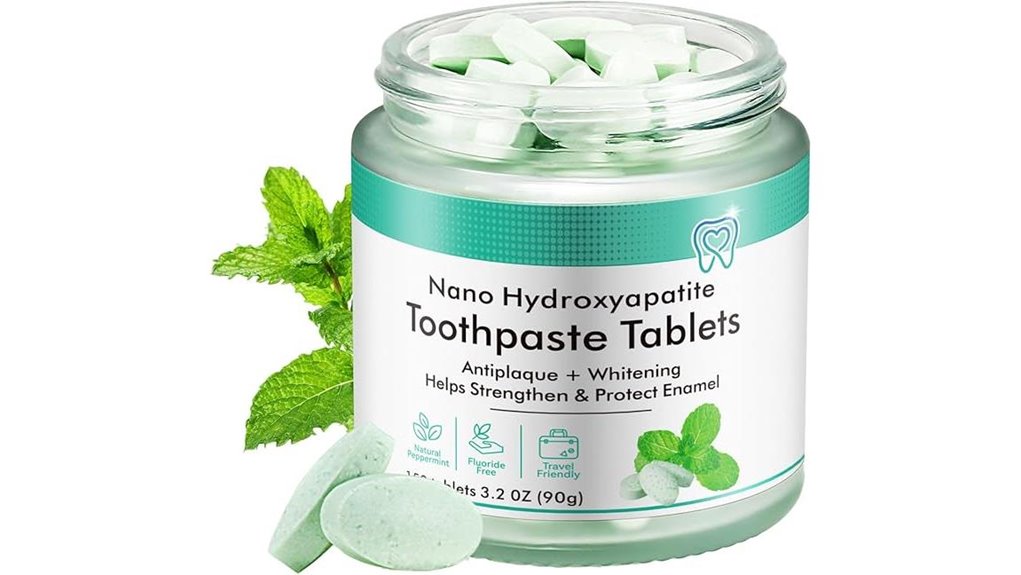 Top Toothpaste Tablets for Carry‑On: Taste & Texture 10 fluoride free peppermint toothpaste tablets