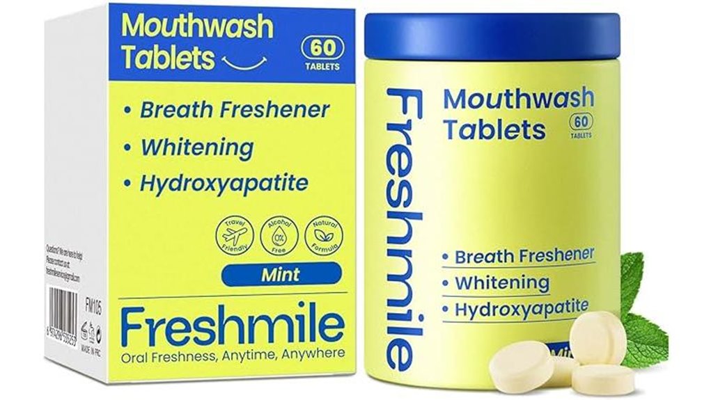 Mouthwash Alternatives for Travel: Tabs & Concentrates Refresh 9 fluoride free smokers travel tablets