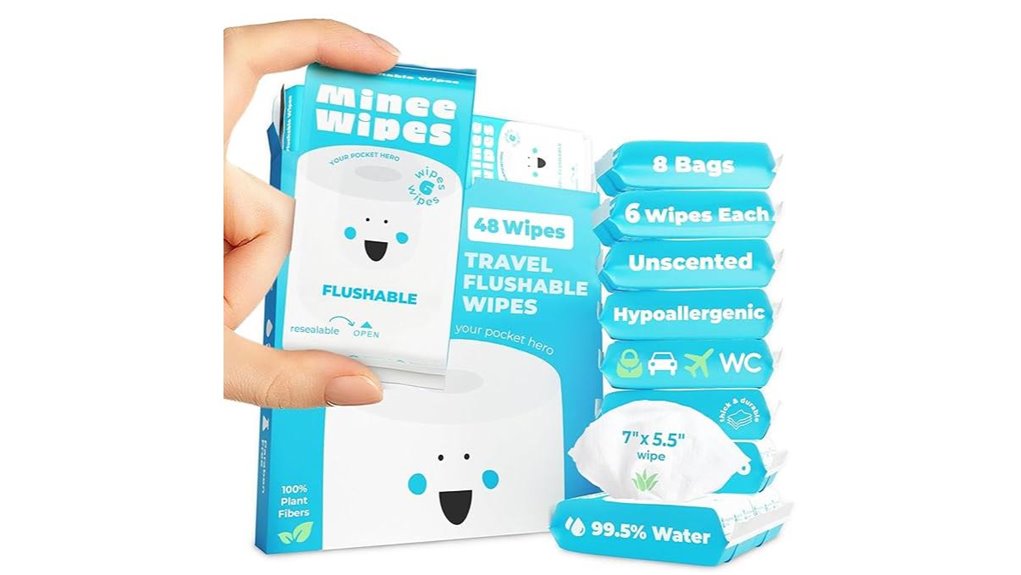 Travel Wipes with Resealable Packs That Every Traveler Loves 2 flushable aloe compact wipes