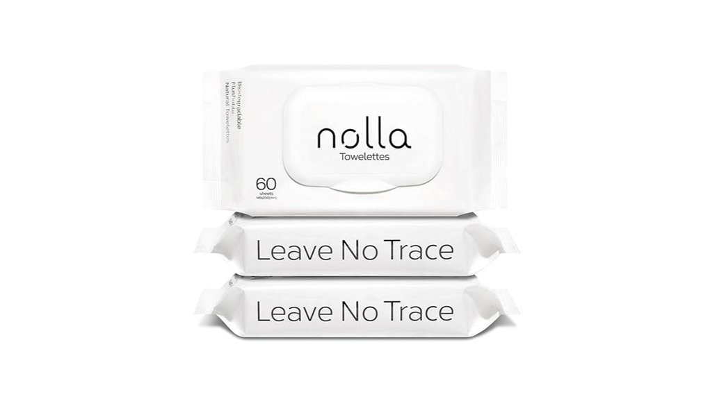 flushable plant based 180 count wipes