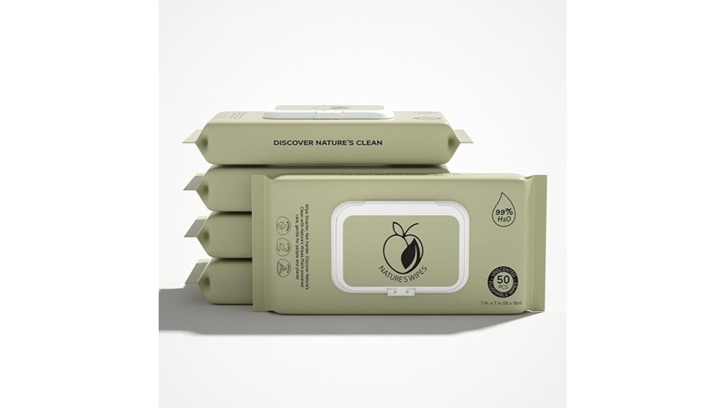 Flushable-Wipe Alternatives for Travel (Biodegradable Cloths) 2 flushable plant based wet wipes