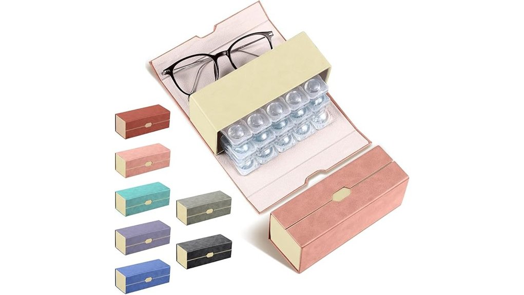 Leak‑Resistant Contact Lens Travel Kits Travelers Must Have 13 flutesan dual 30 lens case