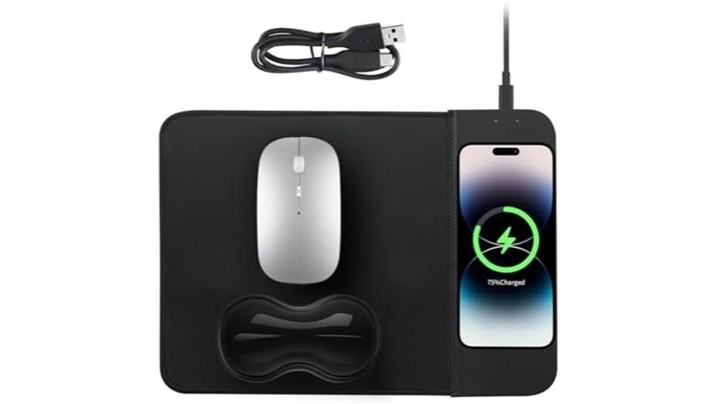 Foldable, Non‑Slip Travel Mouse Pads That Make Working Portable 8 foldable 15w wireless mousepad