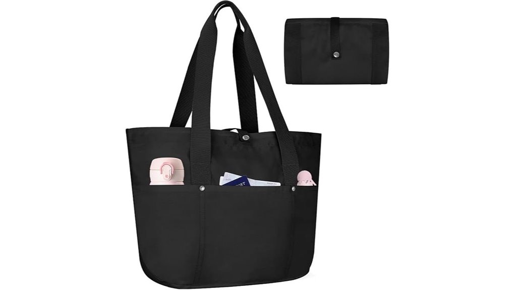 Best Packable Tote Bags That Zip Closed for Market and Transit 10 foldable 18l waterproof tote