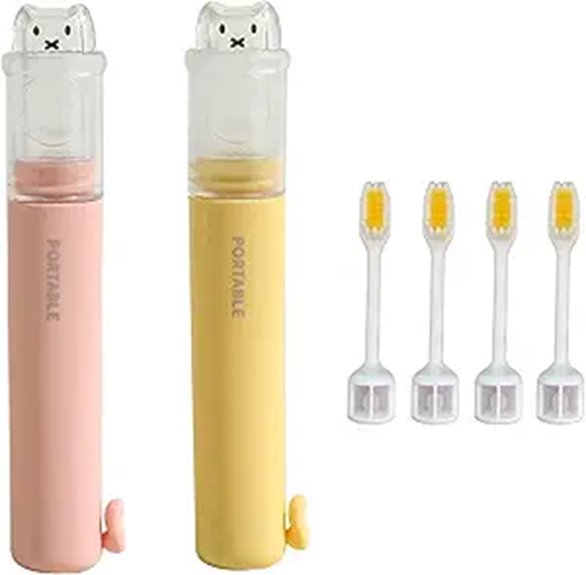 foldable 2 in 1 travel brush