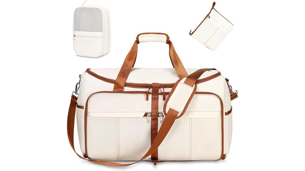 Carry‑On Suitcases with Removable Garment Sleeves for Jetsetters 12 foldable 2 in 1 travel duffel