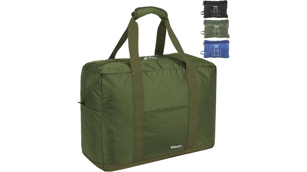 Packable Duffel Bags That Keep Souvenirs Safe 3 foldable 40l army green