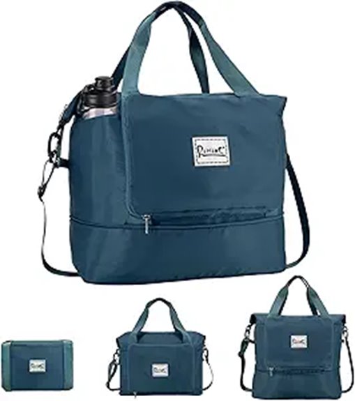 foldable 40l multi pocket duffle