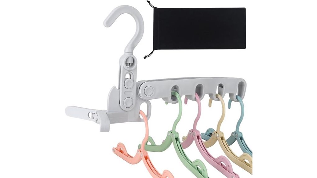 Best Compact Clothes Drying Racks for Travel That Fold Flat 6 foldable 5 hanger rack bag