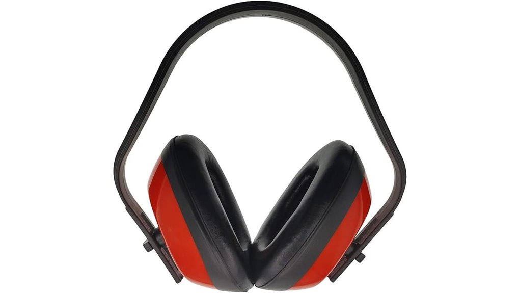 foldable adjustable noise blocking earmuffs