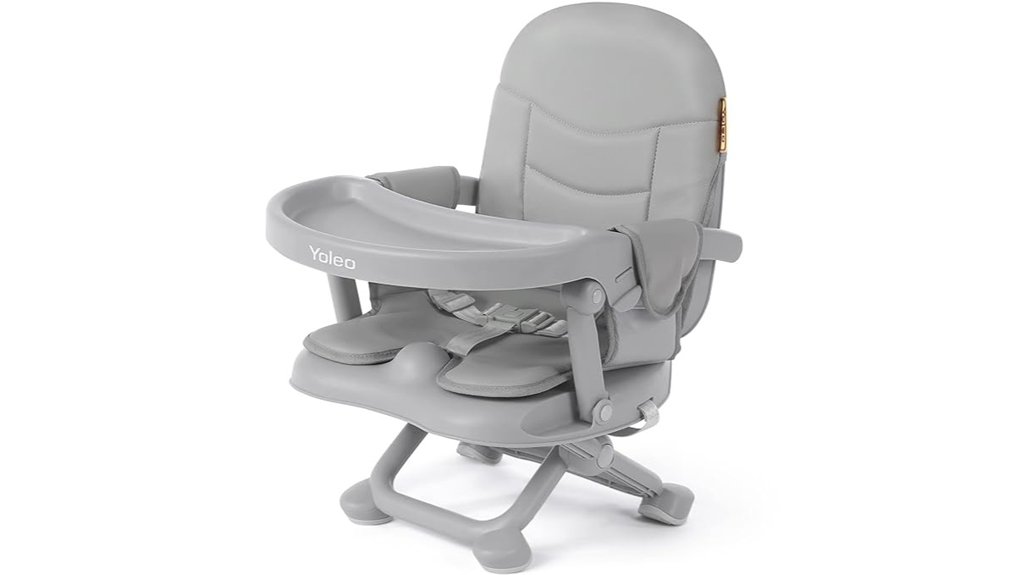 Portable High Chairs Toddlers Love for On-the-Go Feeding 7 foldable adjustable travel booster