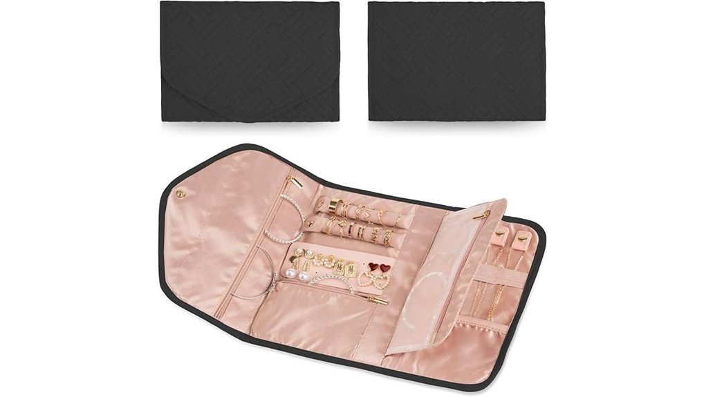 foldable anti tangle jewelry organizer