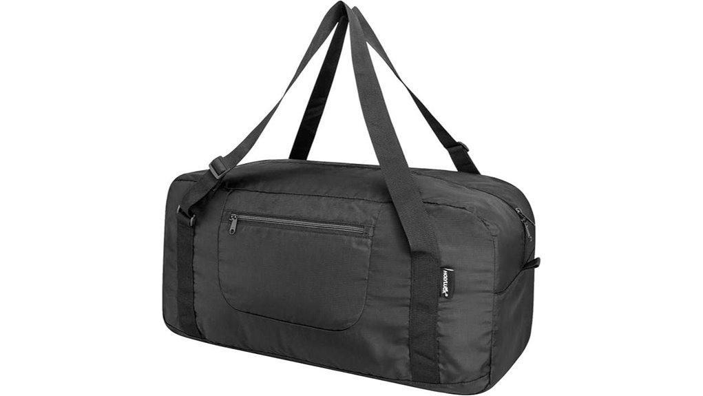 Best Packable Duffels for Return Trip Shopping Extra Capacity 12 foldable black gym duffel