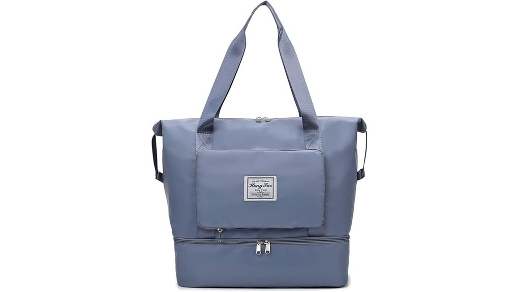 foldable dry wet shoe duffel