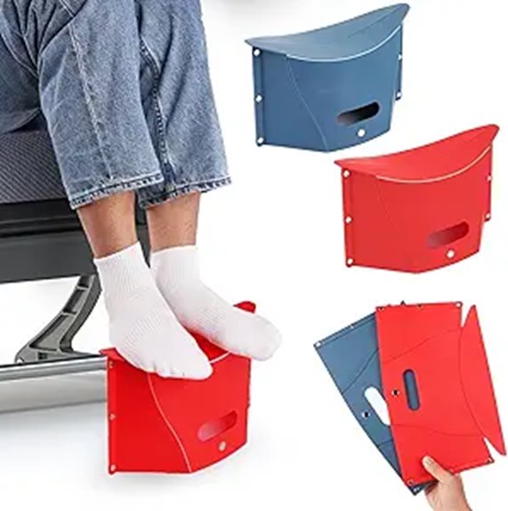 Top Under‑Desk Footrest (Folding) That's Perfect for Home Offices 14 foldable dual airplane footrests