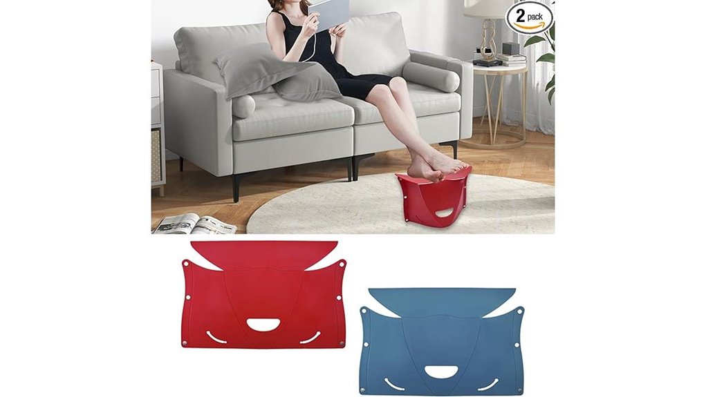 foldable footrest for flights