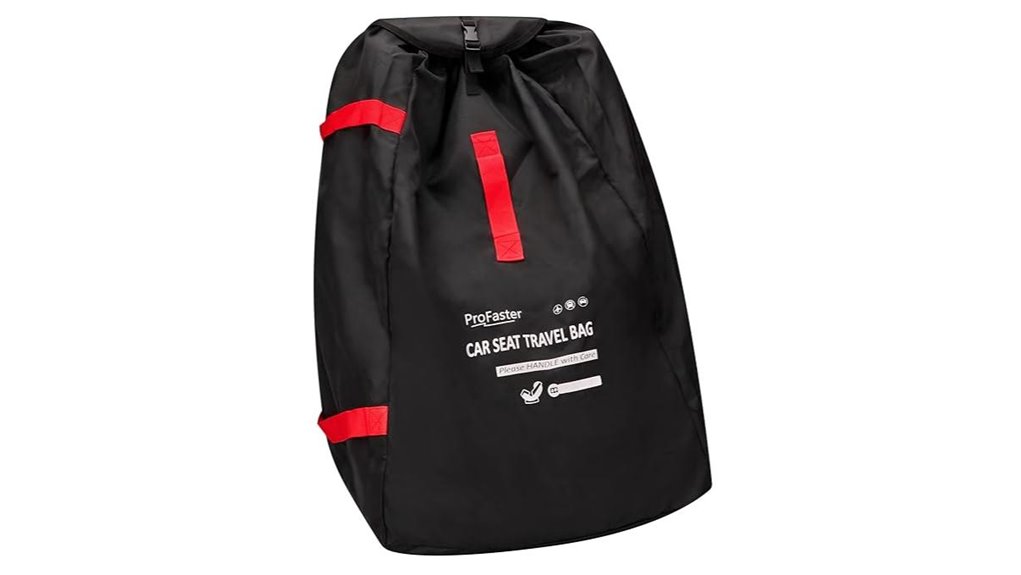 Best Hands-Free Airport Carry Car Seat Travel Backpacks 6 foldable gate check carseat