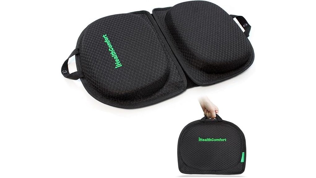 Top Compact Posture Cushions for Travel & Work 12 foldable gel memory foam