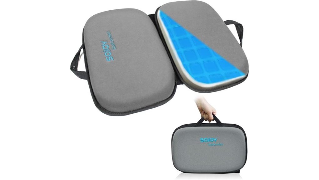 foldable gel travel cushion
