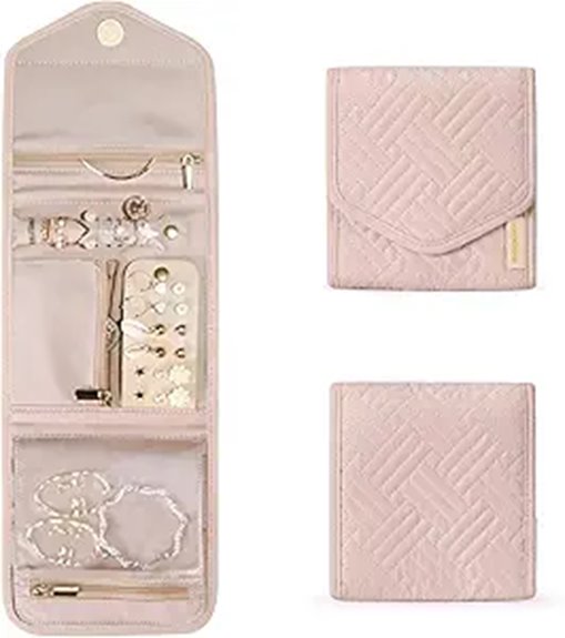 foldable jewelry organizer roll