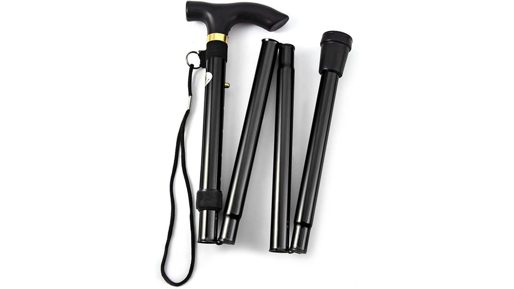 foldable lightweight aluminum cane