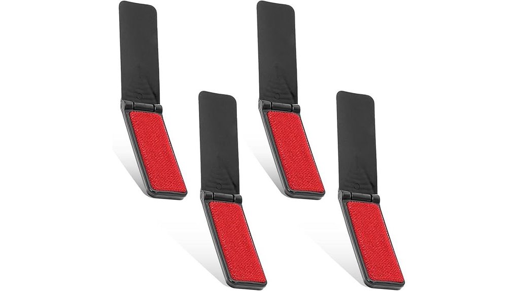 foldable portable lint brush