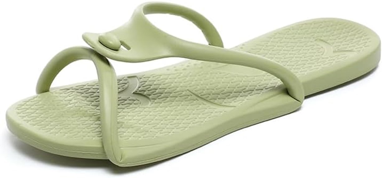 Best Foldable Flip-Flops for Travel Showers (Thin Soles) 2 foldable portable quick dry slippers