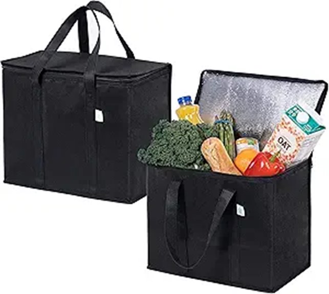 Best Insulated Grocery Tote (folding) to Keep Your Food Fresh 1 foldable reusable insulated pack
