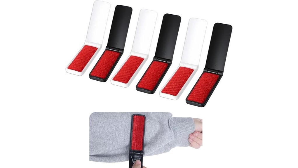 Top Compact, Effective Lint Removers for Travelers 10 foldable six pack pet brushes