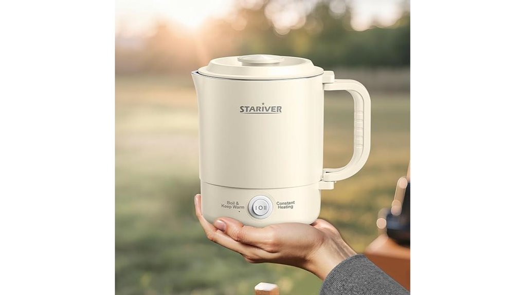 Compact Electric Kettles for Travel That Pack Little Space 8 foldable stainless 600ml travel