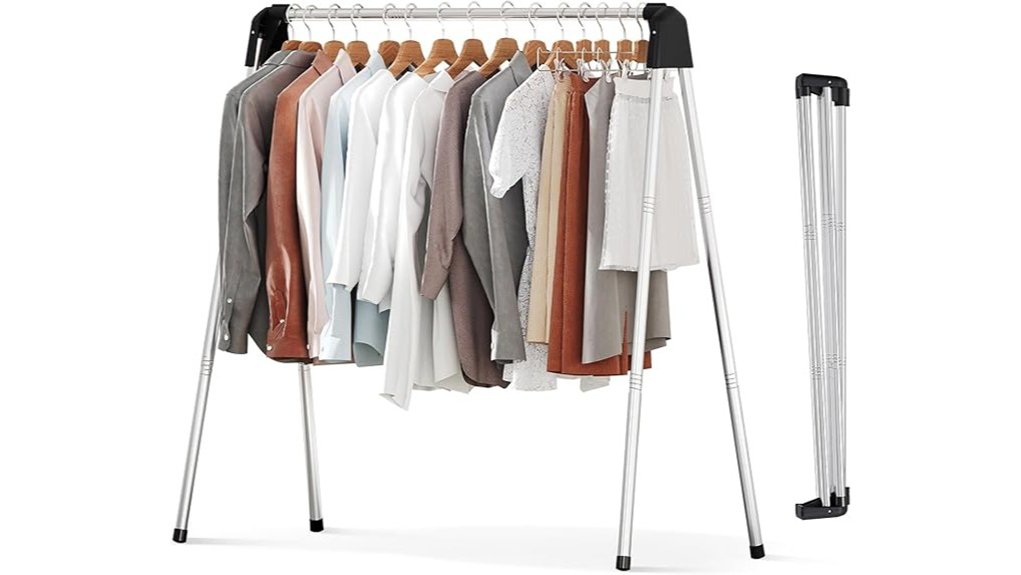 Best Fold-Flat Drying Racks for Compact Travel Apartments 12 foldable stainless clothes rack