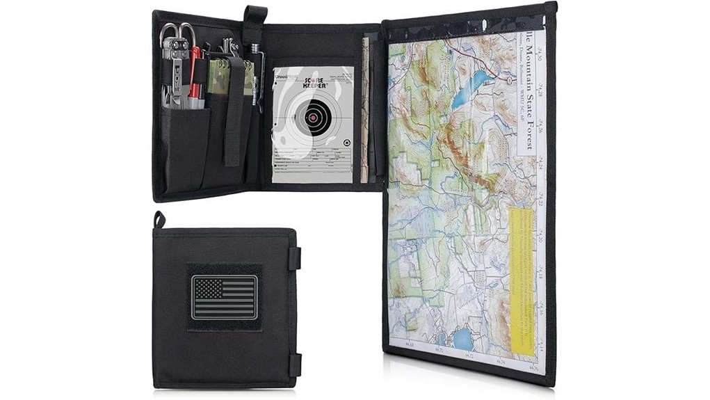 foldable tactical map pouch