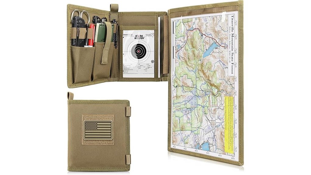 foldable tactical map pouch