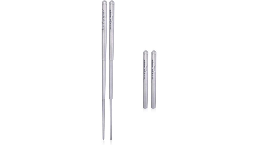 foldable titanium camp chopsticks